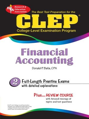 cover image of CLEP Financial Accounting